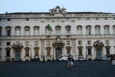palazzo della Corte costituzionale a Roma